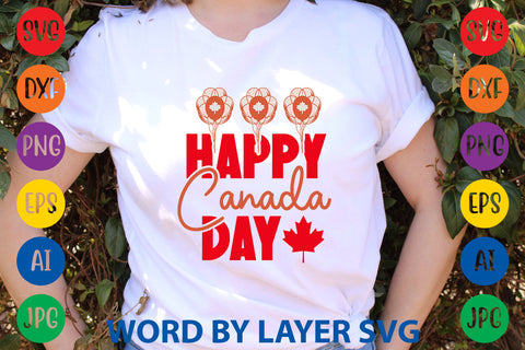 Happy Canada Day, Canada Day SVG Design SVG Rafiqul20606 