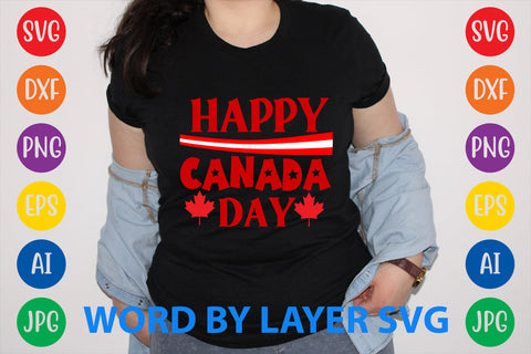 Happy Canada Day, Canada Day SVG Design SVG Rafiqul20606 
