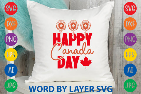 Happy Canada Day, Canada Day SVG Design SVG Rafiqul20606 