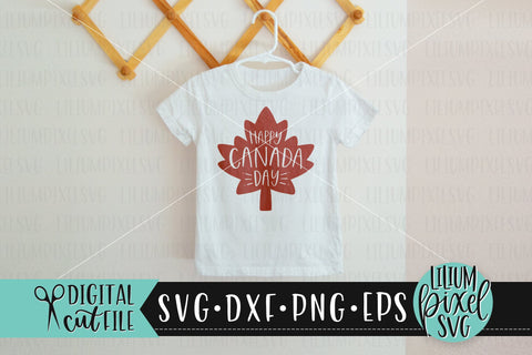 Happy Canada Day Maple - Canada Day SVG SVG Lilium Pixel SVG 
