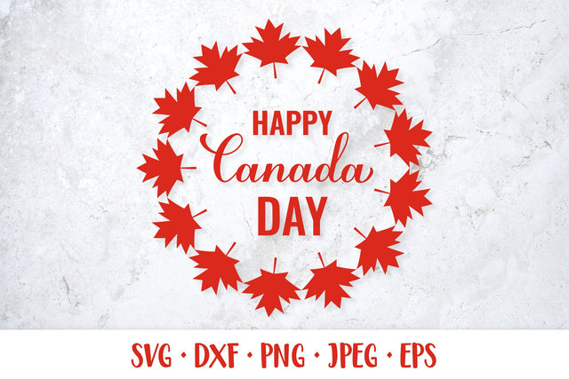 Happy Canada Day SVG. Canadian holiday SVG LaBelezoka 
