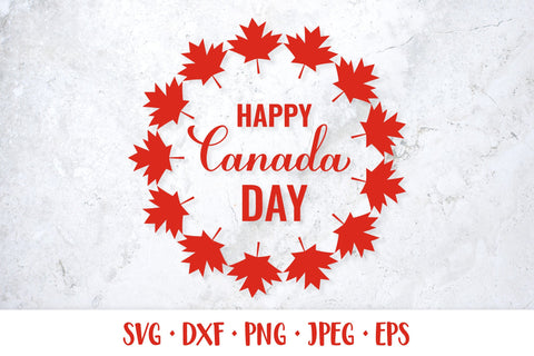 Happy Canada Day SVG. Canadian holiday SVG LaBelezoka 