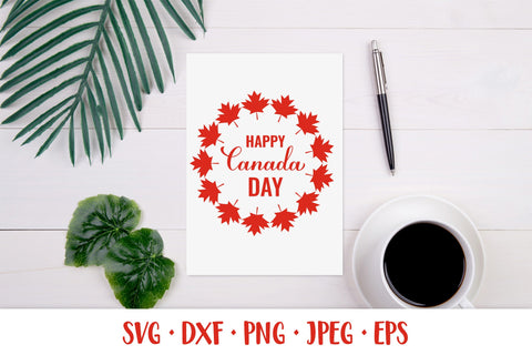 Happy Canada Day SVG. Canadian holiday SVG LaBelezoka 