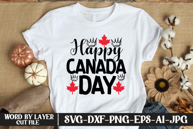 Happy Canada Day SVG CUT FILE SVG MStudio 
