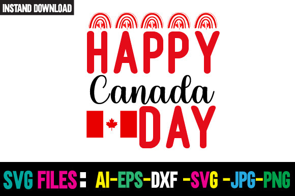 Happy Canada Day SVG Cut File SVG Newmockups 