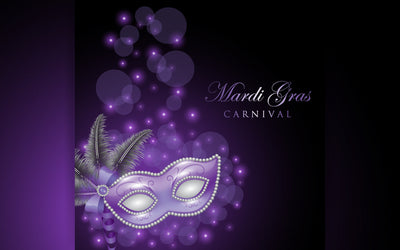 Happy carnival. Festive concept with a mask. Carnival masks. Vector illustration SVG naemmiah021 