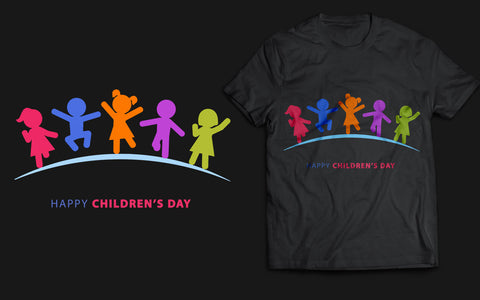 Happy Children's Day T-Shirt Design SVG naemmiah021 