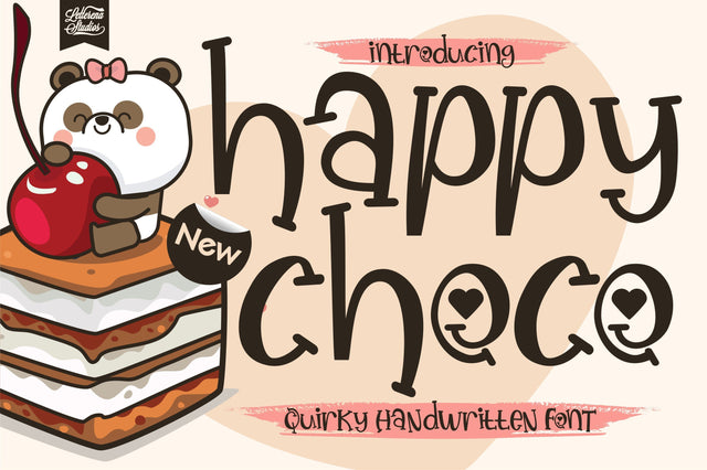 Happy Choco Font Letterena Studios 