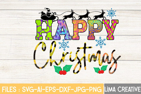 Happy Christmas Sublimatin Sublimation Insomnia Std 