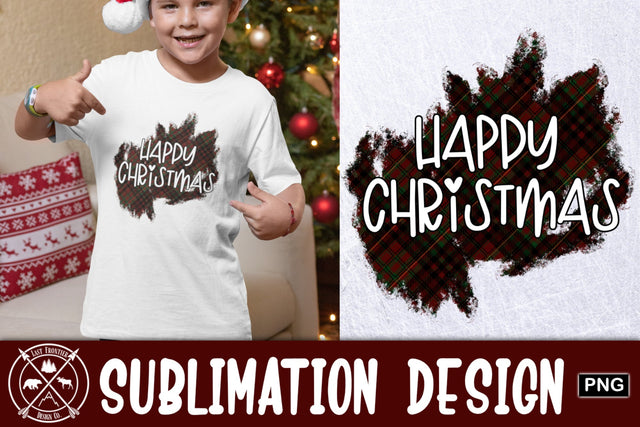 Happy Christmas Sublimation Design|Christmas PNG Sublimation Last Frontier Design Co. 