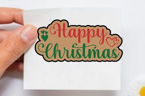 Happy Christmas SVG Angelina750 