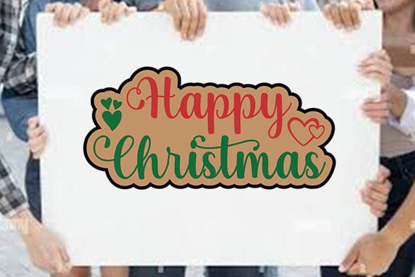 Happy Christmas SVG Angelina750 
