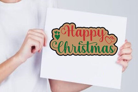 Happy Christmas SVG Angelina750 