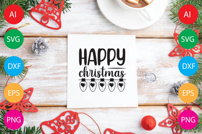 Happy Christmas SVG CraftlabSvg29 