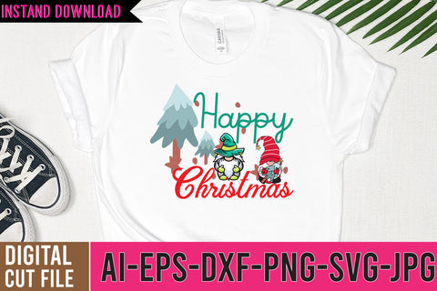 Happy Christmas SVG Cut Files SVG BlackCatsMedia 