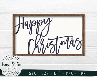 Happy Christmas SVG Files | Christmas | Holidays | Winter SVG (746985991) SVG Ivan & Co. Designs 