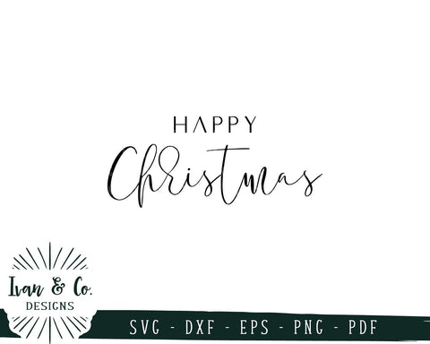 Happy Christmas SVG Files | Christmas | Holidays | Winter SVG (746988345) SVG Ivan & Co. Designs 