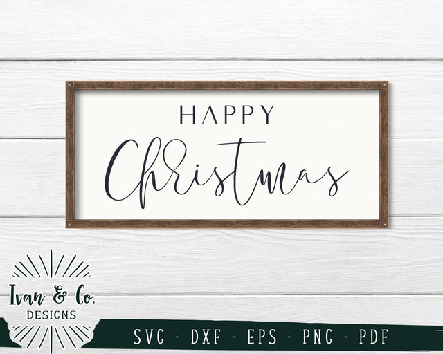 Happy Christmas SVG Files | Christmas | Holidays | Winter SVG (746988345) SVG Ivan & Co. Designs 