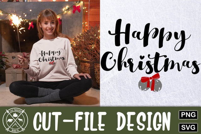 Happy Christmas SVG|Christmas Cut-file SVG Last Frontier Design Co. 