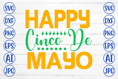Happy Cinco De Mayo SVG Cut File SVG Syaman 