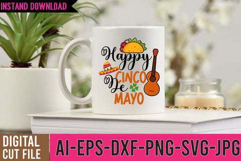 Happy Cinco De Mayo SVG Cut Files,Happy Cinco De Mayo SVG Design SVG BlackCatsMedia 