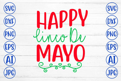 Happy Cinco De Mayo SVG Design SVG Syaman 