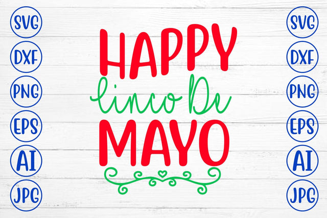 Happy Cinco De Mayo SVG Design SVG Syaman 
