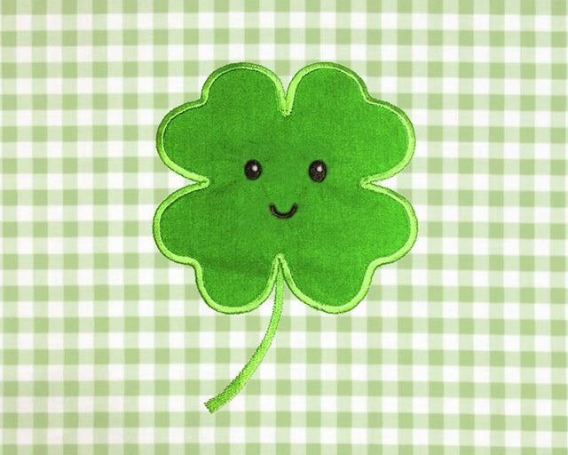 Happy Clover Applique Embroidery Embroidery/Applique Designed by Geeks 