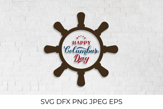 Happy Columbus Day SVG LaBelezoka 