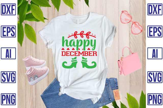 Happy December SVG CraftlabSvg29 