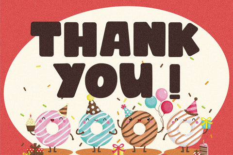 Happy Donuts Font Letterena Studios 