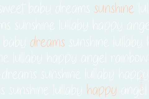 Happy Dreams | Cute Handwritten Font Font Fonts Avenue 