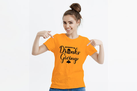 Happy Drinksgiving SVG. Funny Thanksgiving quote. Drinks giving SVG LaBelezoka 