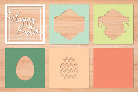 Happy Easter - 3D Layered Paper Cut SVG 3 SVG Slim Studio 