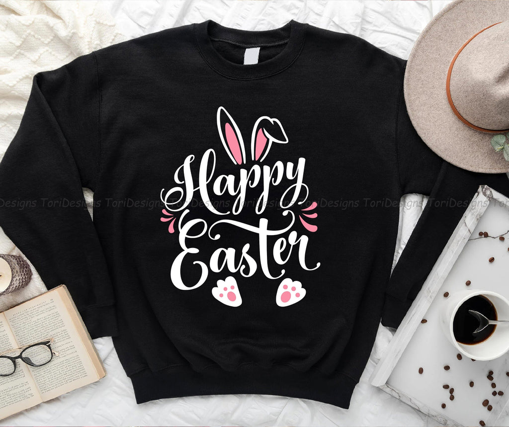 Happy Easter Bunny Rabbit PNG sublimation design - So Fontsy