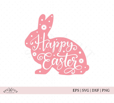 Happy Easter Bunny SVG Cut Files SVG SVG Cut Studio 