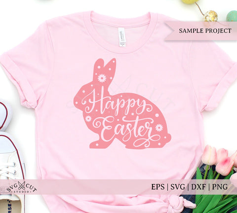 Happy Easter Bunny SVG Cut Files SVG SVG Cut Studio 