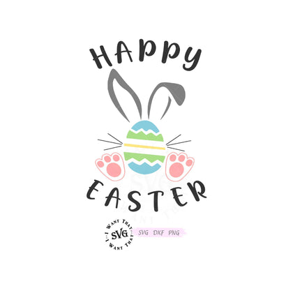 Happy Easter Bunny SVG I Want That SVG 