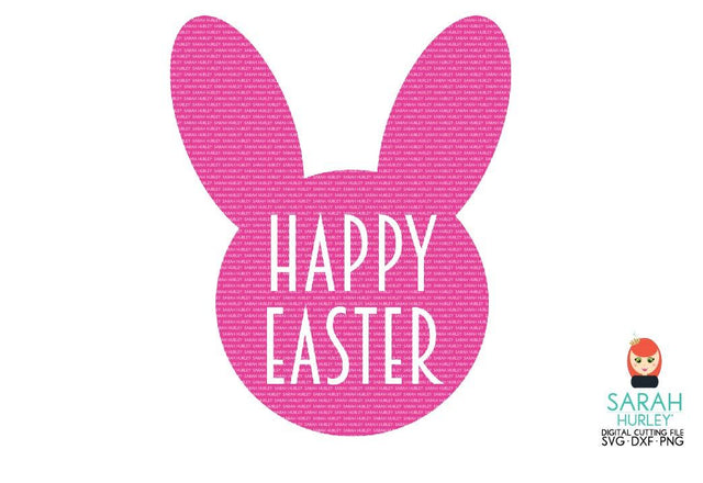 Happy Easter Bunny SVG Sarah Hurley 