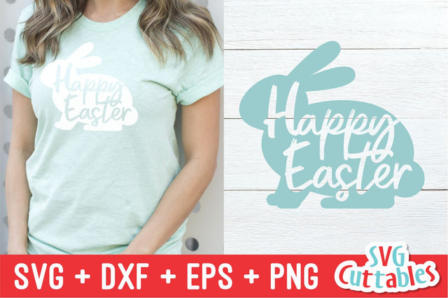 Happy Easter Bunny SVG Svg Cuttables 