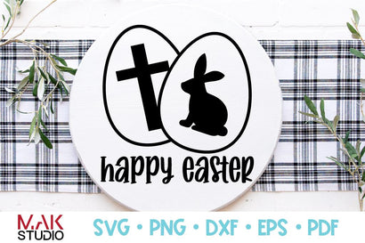 Happy easter bunny svg SVG MAKStudion 