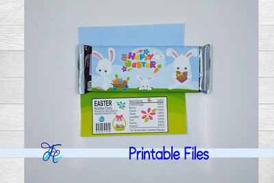 Happy Easter Candy Bar Wrapper SVG Family Creations 