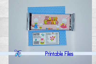 Happy Easter Candy Bar Wrapper SVG Family Creations 