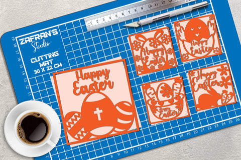 Happy Easter card Bundle svg dxf eps ai png pdf SVG zafrans studio 