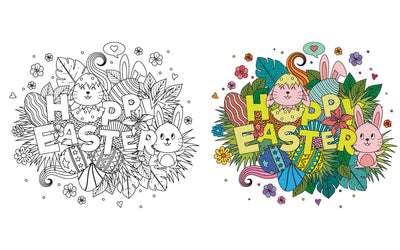 Happy Easter Card SVG naemmiah021 
