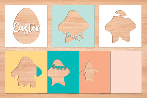 Happy Easter Day - 3D Layered Paper Cut SVG 2 SVG Slim Studio 