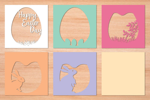 Happy Easter Day 3D Layered Paper Cut SVG1 SVG Slim Studio 