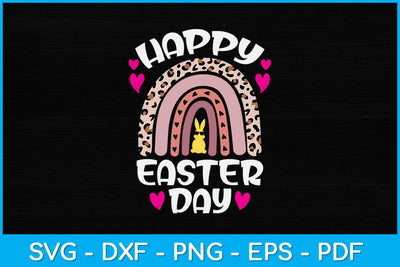Happy Easter Day Rainbow Svg Design SVG artprintfile 