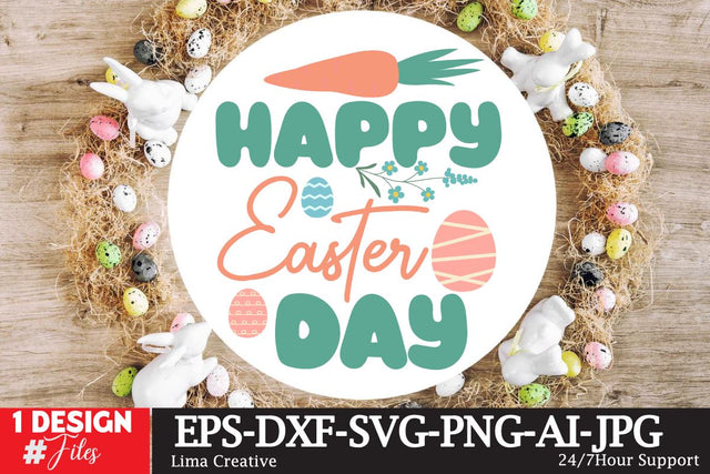 Happy Easter Day Sign SVG SVG Insomnia Std 