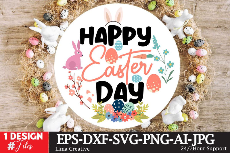 Happy Easter day Sign SVG SVG Insomnia Std 